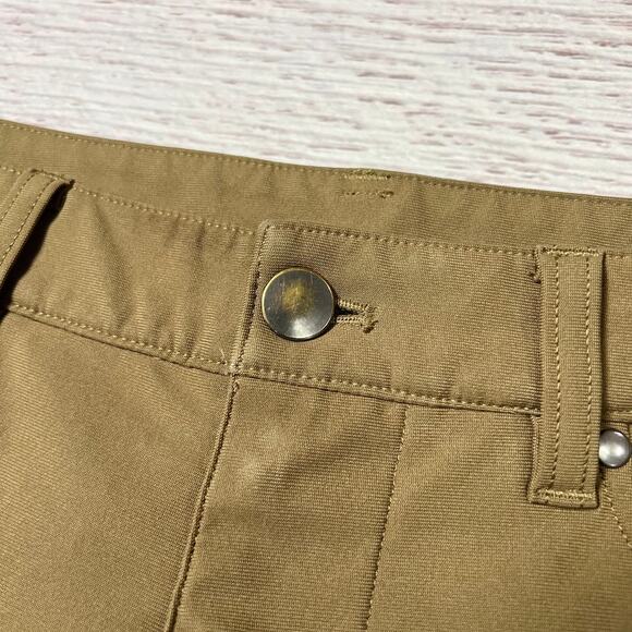 Lululemon ABC Pant Classic Warpstreme MENS 32 x 31 Artifact Brown Chino - Picture 5 of 13
